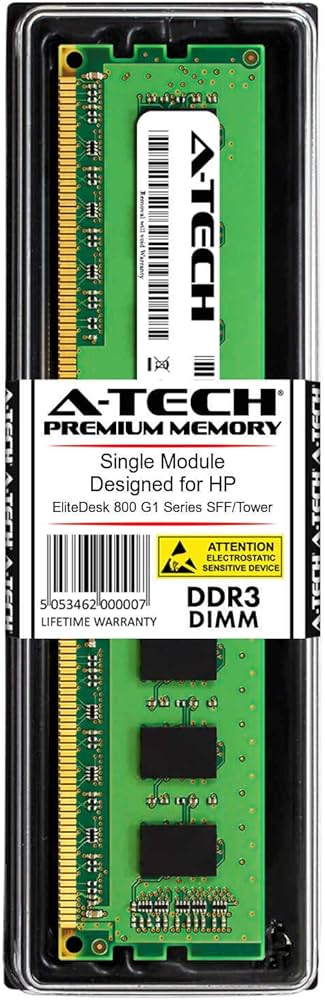 MEMORY MODULE デスクトップ用 1GB A-Tech 8GB RAM for HP EliteDesk 800 G1 Series SFF/Tower | DDR3